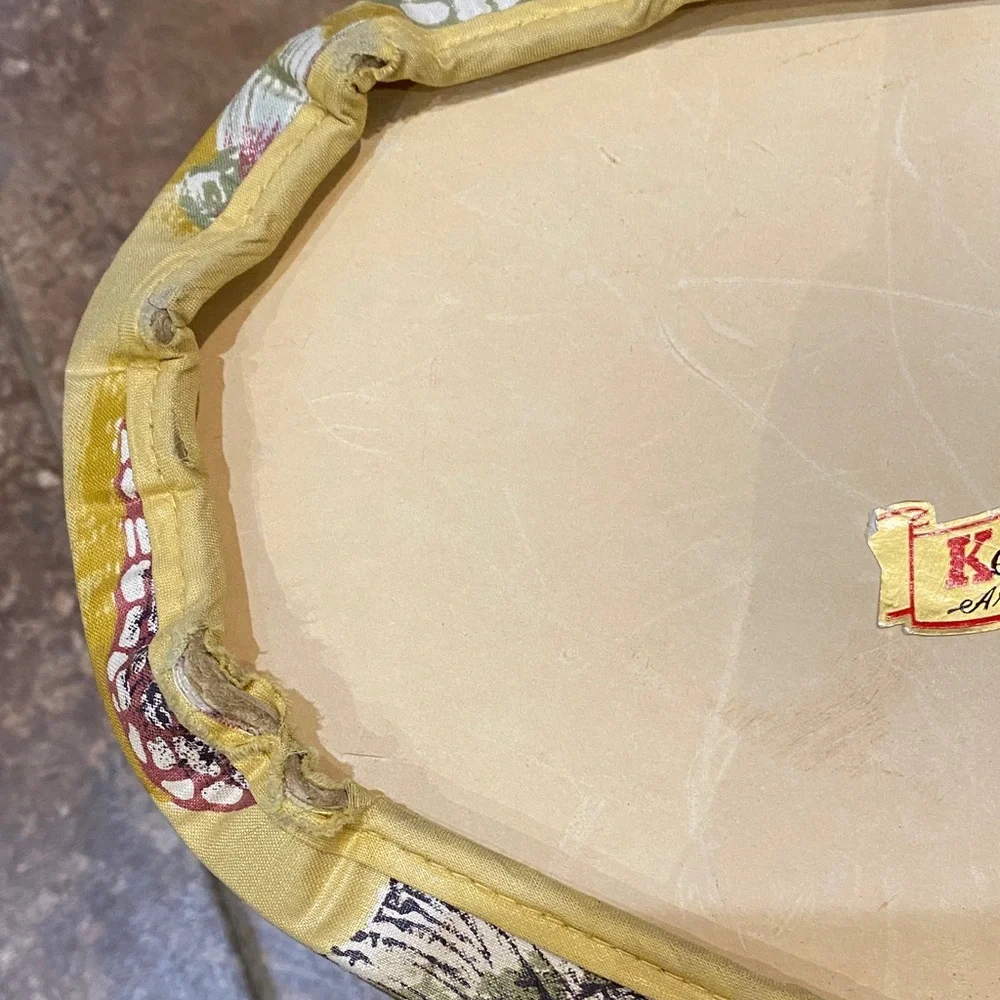 Seashell Patterned Yellow Sewing Storage Box - Picture 8 of 12